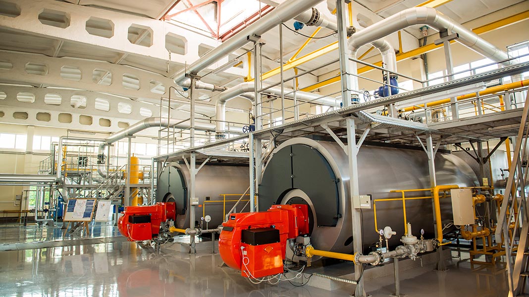 Modern boiler room