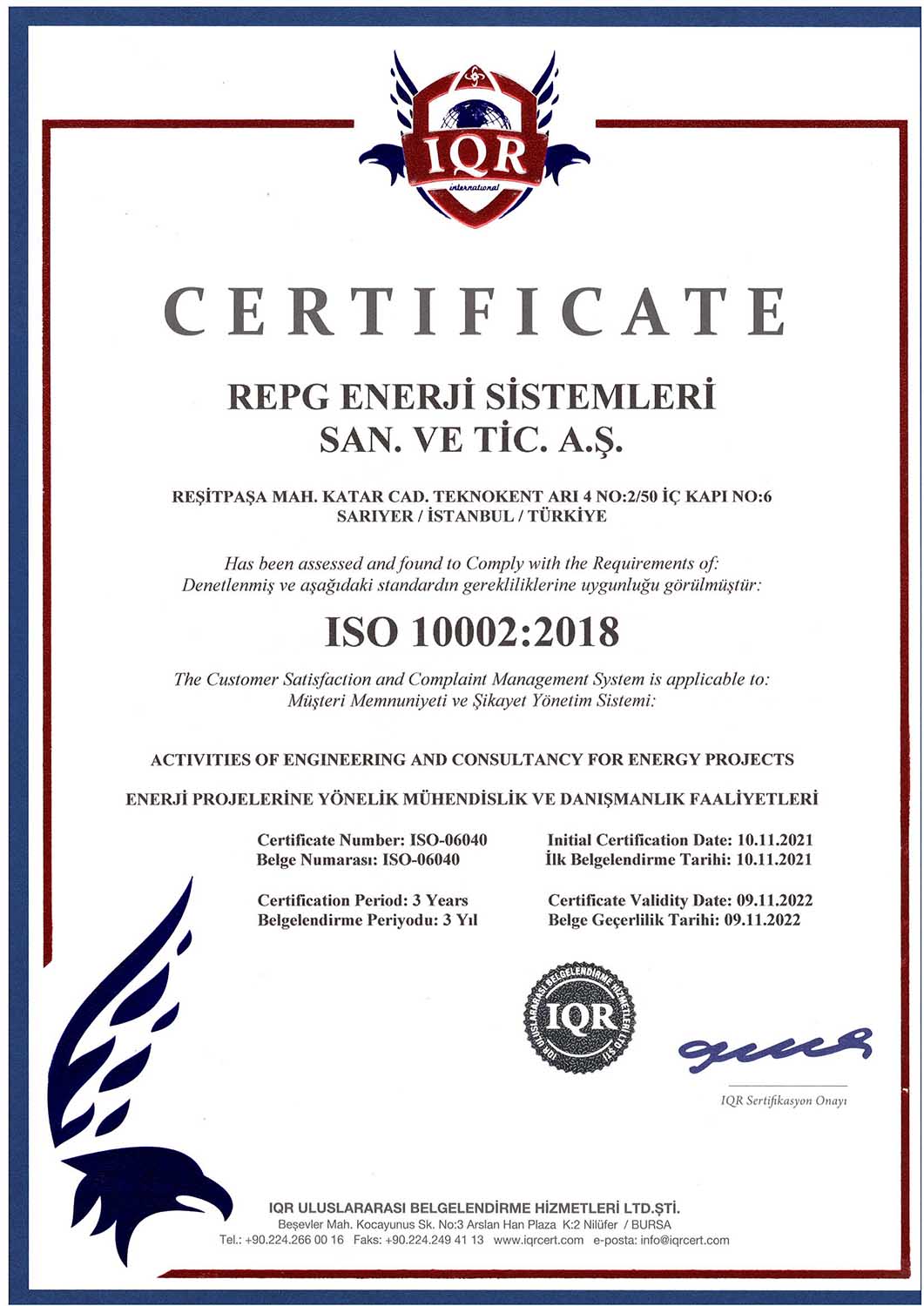 ISO 10002-2018
